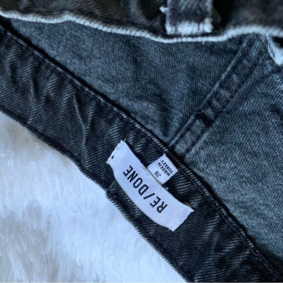 REDONE STRAIGHT LEG JEANS BLACK - Picture 8 of 8